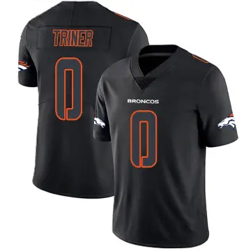 ＃0 Men's Zach Triner Black Impact Limited Denver Broncos Jersey