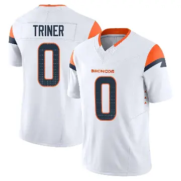 ＃0 Youth Zach Triner White Limited Denver Broncos Vapor F.U.S.E. Jersey