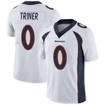 ＃0 Youth Zach Triner White Limited Denver Broncos Vapor Untouchable Jersey
