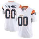 ＃00 Men's Custom White Limited Denver Broncos Vapor F.U.S.E. Jersey