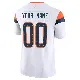 ＃00 Men's Custom White Limited Denver Broncos Vapor F.U.S.E. Jersey