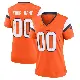 ＃00 Women's Custom Orange Game Denver Broncos Jersey
