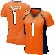 ＃1 Women's Evan Engram Orange Game Denver Broncos Team Color Jersey