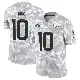 ＃10 Youth Bo Nix Arctic Camo Limited Denver Broncos 2024 Salute to Service Jersey