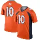 ＃10 Youth Bo Nix Orange Legend Denver Broncos Jersey