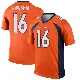 ＃16 Youth Jeremy Crawshaw Orange Legend Denver Broncos Jersey