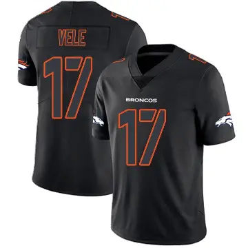 ＃17 Youth Devaughn Vele Black Impact Limited Denver Broncos Jersey