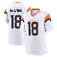 ＃18 Youth Peyton Manning White Game Denver Broncos 2nd Jersey