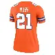 ＃21 Women's Riley Moss Orange Legend Denver Broncos Alternate Mile High Collection 1977 Throwback Jersey