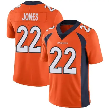 ＃22 Youth Brandon Jones Orange Limited Denver Broncos Team Color Vapor Untouchable Jersey