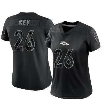 ＃26 Women's Devon Key Black Limited Denver Broncos Reflective Jersey