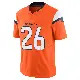 ＃26 Youth Devon Key Orange Limited Denver Broncos Vapor F.U.S.E. 2nd Jersey