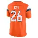 ＃26 Youth Devon Key Orange Limited Denver Broncos Vapor F.U.S.E. 2nd Jersey