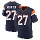 ＃27 Men's Steve Atwater Navy Game Denver Broncos Alternate Jersey