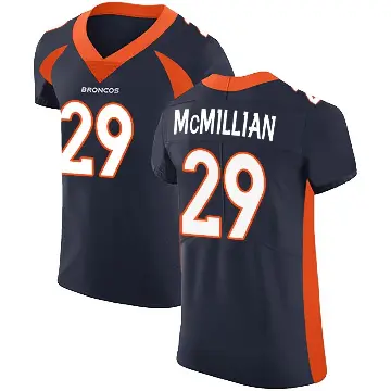 ＃29 Men's Ja'Quan McMillian Navy Elite Denver Broncos Alternate Vapor Untouchable Jersey