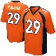 ＃29 Men's Ja'Quan McMillian Orange Game Denver Broncos Team Color Jersey
