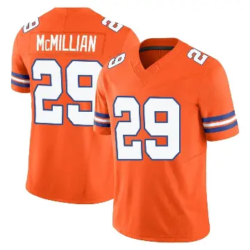 ＃29 Men's Ja'Quan McMillian Orange Limited Denver Broncos Alternate Vapor F.U.S.E. Mile High Collection 1977 Throwback Jersey