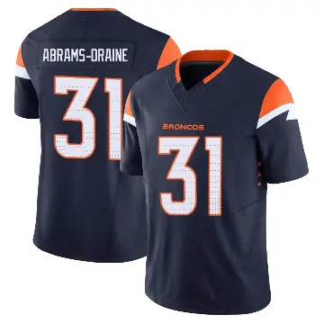 ＃31 Youth Kris Abrams-Draine Navy Limited Denver Broncos Alternate Vapor F.U.S.E. Jersey