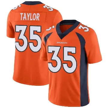 ＃35 Youth Reese Taylor Orange Limited Denver Broncos Team Color Vapor Untouchable Jersey