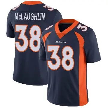 ＃38 Men's Jaleel McLaughlin Navy Limited Denver Broncos Vapor Untouchable Jersey