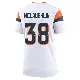 ＃38 Women's Jaleel McLaughlin White Game Denver Broncos 2nd Jersey