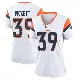 ＃39 Women's Joshua Pickett White Game Denver Broncos 2nd Jersey