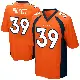 ＃39 Youth Joshua Pickett Orange Game Denver Broncos Team Color Jersey