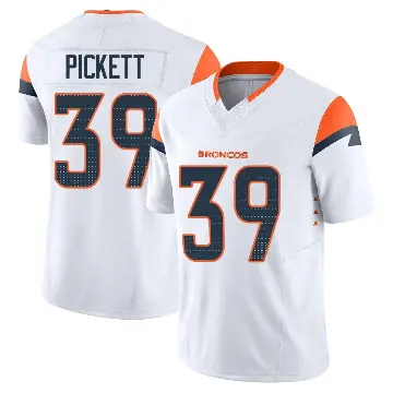 ＃39 Youth Joshua Pickett White Limited Denver Broncos Vapor F.U.S.E. Jersey