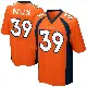 ＃39 Youth Levi Wallace Orange Game Denver Broncos Team Color Jersey