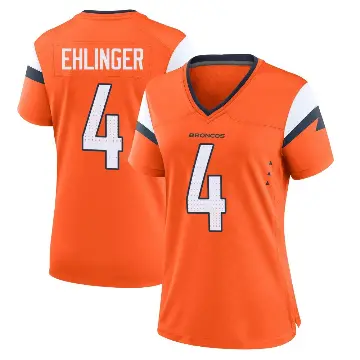 ＃4 Women's Sam Ehlinger Orange Game Denver Broncos Jersey
