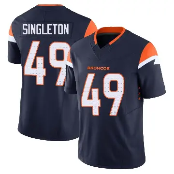＃49 Youth Alex Singleton Navy Limited Denver Broncos Alternate Vapor F.U.S.E. Jersey