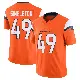 ＃49 Youth Alex Singleton Orange Limited Denver Broncos Vapor F.U.S.E. 2nd Jersey