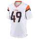 ＃49 Youth Alex Singleton White Game Denver Broncos 2nd Jersey