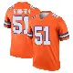 ＃51 Men's Que Robinson Orange Legend Denver Broncos Alternate Mile High Collection 1977 Throwback Jersey
