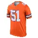 ＃51 Men's Que Robinson Orange Legend Denver Broncos Alternate Mile High Collection 1977 Throwback Jersey
