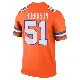 ＃51 Men's Que Robinson Orange Legend Denver Broncos Alternate Mile High Collection 1977 Throwback Jersey