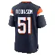 ＃51 Youth Que Robinson Navy Game Denver Broncos Alternate Jersey