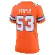 ＃53 Women's Andrew Farmer Orange Game Denver Broncos Alternate Mile High Collection 1977 Throwback Jersey