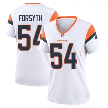 ＃54 Women's Alex Forsyth White Game Denver Broncos 2nd Jersey