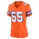 ＃55 Women's Jordan Turner Orange Game Denver Broncos Alternate Mile High Collection 1977 Throwback Jersey