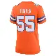＃55 Women's Jordan Turner Orange Game Denver Broncos Alternate Mile High Collection 1977 Throwback Jersey