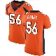 ＃56 Men's Levelle Bailey Orange Elite Denver Broncos Team Color Vapor Untouchable Jersey