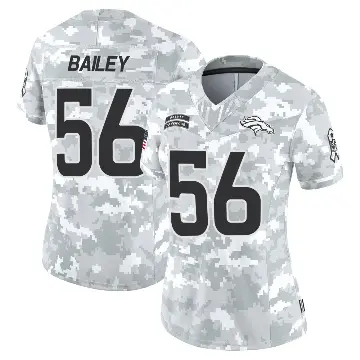＃56 Women's Levelle Bailey Arctic Camo Limited Denver Broncos 2024 Salute to Service Jersey