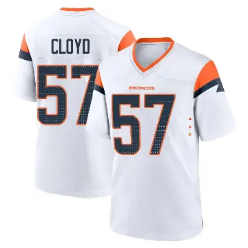 ＃57 Men's K.J. Cloyd White Game Denver Broncos 2nd Jersey