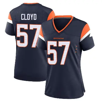 ＃57 Women's K.J. Cloyd Navy Game Denver Broncos Alternate Jersey