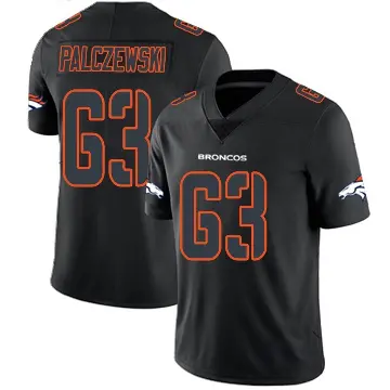 ＃63 Men's Alex Palczewski Black Impact Limited Denver Broncos Jersey