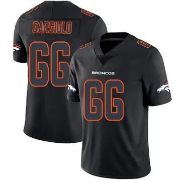 ＃66 Men's Nick Gargiulo Black Impact Limited Denver Broncos Jersey
