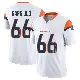 ＃66 Men's Nick Gargiulo White Limited Denver Broncos Vapor F.U.S.E. Jersey