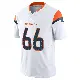 ＃66 Men's Nick Gargiulo White Limited Denver Broncos Vapor F.U.S.E. Jersey