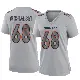 ＃68 Women's Joe Michalski Gray Game Denver Broncos Atmosphere Fashion Jersey